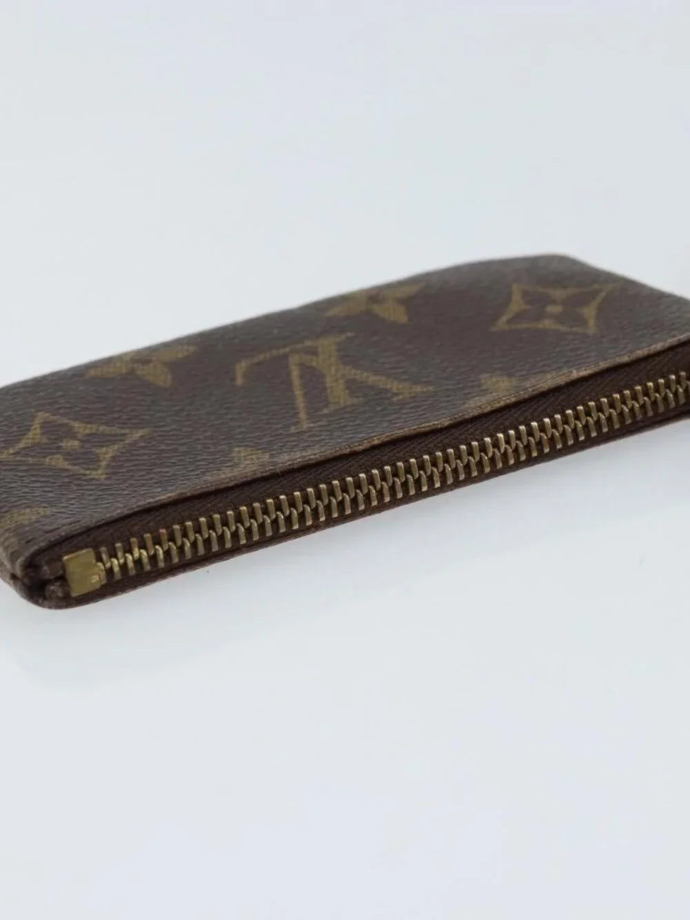 LOUIS VUITTON Monogram Pochette Cles Coin Purse M62650 LV Auth ki6542